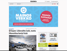 Tablet Screenshot of mobi.ilkka.fi